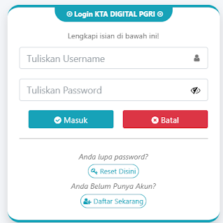 Register PGRI DKI Jakarta - Persatuan Guru Republik Indonesia Cabang DKI Jakarta